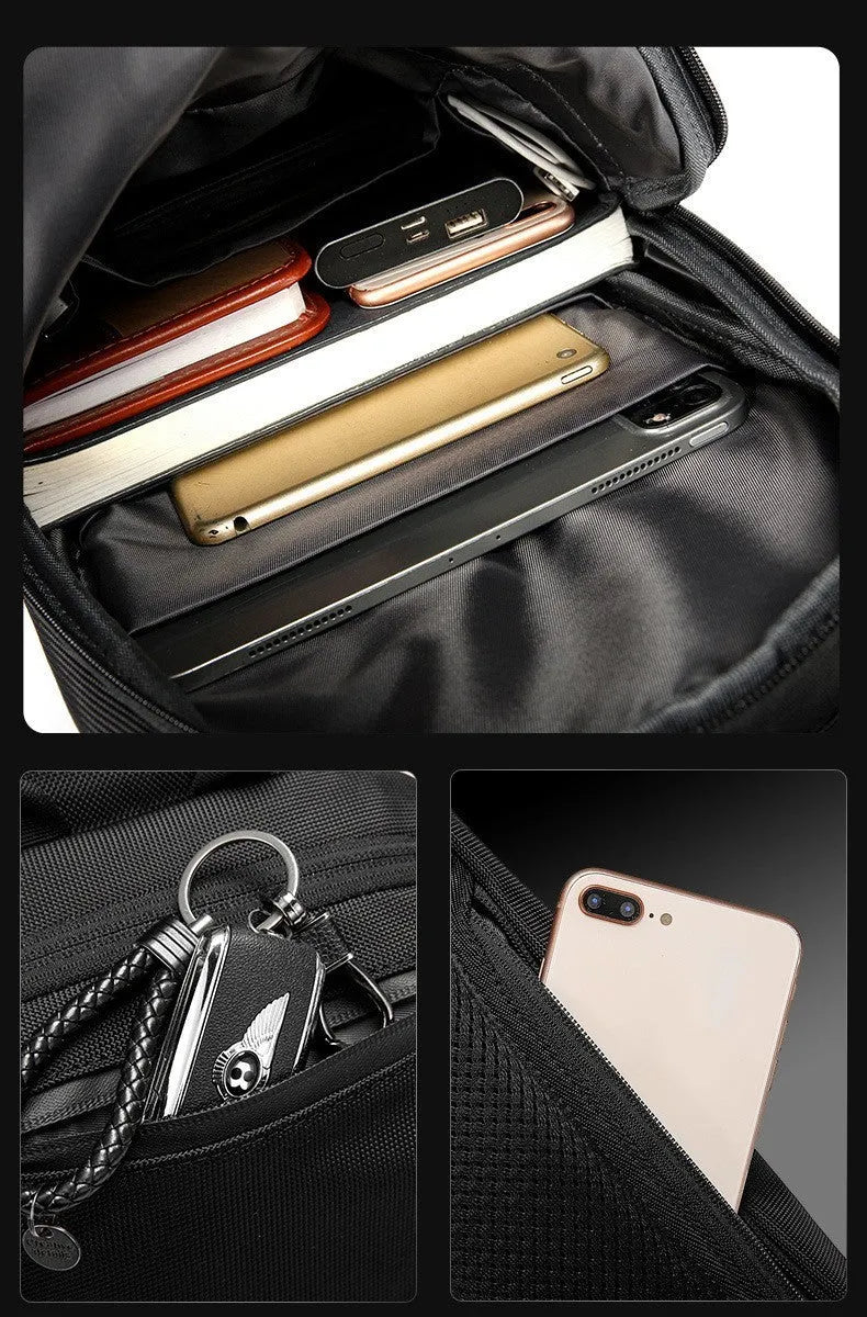 Men's Messenger Bag Korean Fashion Waterproof - Bellarte Enchanté Men's Messenger Bag Korean Fashion Waterproof